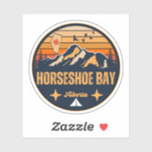 Horseshoe Bay, Alberta Sticker (Vel)
