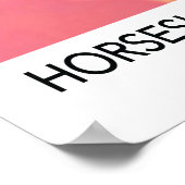 Horseshoe Bay Bermuda Reisposter Poster (Hoek)