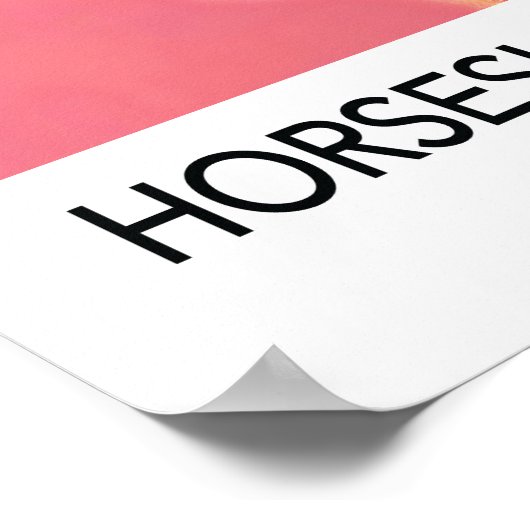 Horseshoe Bay Bermuda Travel Poster (Hoek)