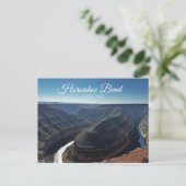 Horseshoe Bend Arizona Reis Briefkaart (Staand voorkant)