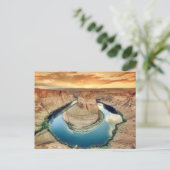 Horseshoe Bend Caynon Briefkaart (Staand voorkant)