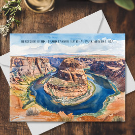 Horseshoe Bend Grand Canyon National Park Briefkaart