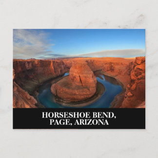 Horseshoe Bend in Page, Arizona Zuidwest VS Briefkaart