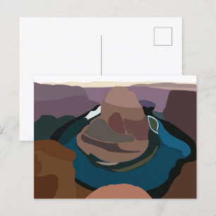 Horseshoe Bend Verken de Natuur Horseshoe Bend Briefkaart