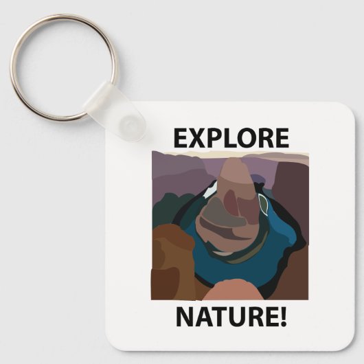 Horseshoe Bend Verken de Natuur Horseshoe Bend Sleutelhanger (Voorkant)