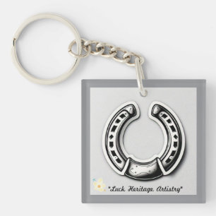 "Horseshoe Bescherming" Sleutelhanger