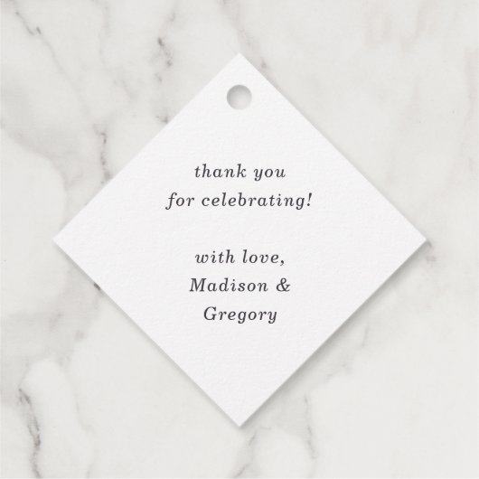 Horseshoe Cactus Western Country Crest Wedding  Bedankjes Labels (Achterkant)