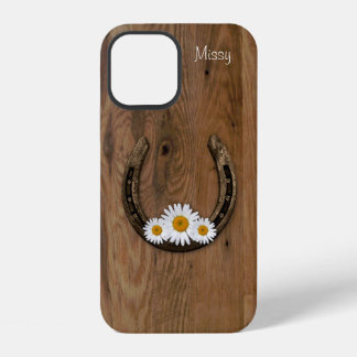 Horseshoe en madeliefjes iPhone 12 Hoesje