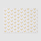 Horseshoe gele rozen op witte tissuepapier (Voorkant)