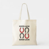 Horseshoe Goed Geluk Horseshoe Tote Bag (Achterkant)