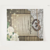 Horseshoe Kant Hydrangea Houten Fotobooth Achtergr Wandkleed (Voorkant (horizontaal))