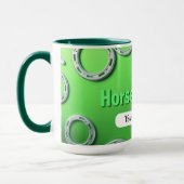 Horseshoe Luck Mug Custom Mok (Links)