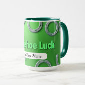 Horseshoe Luck Mug Custom Mok (Voorkant rechts)