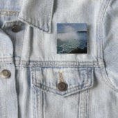 Horseshoe-waterval in Niagara Falls Vierkante Button 5,1 Cm (In situ)