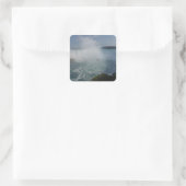 Horseshoe-waterval in Niagara Falls Vierkante Sticker (Tas)