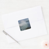 Horseshoe-waterval in Niagara Falls Vierkante Sticker (Envelop)