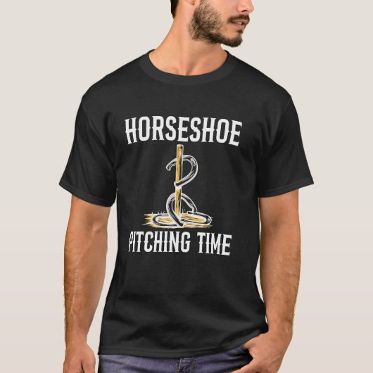 Horseshoe-werptijd T-shirt (Voorkant)