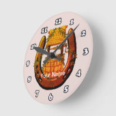 Horseshoe Wishing Well-klok Ronde Klok (Hoek)