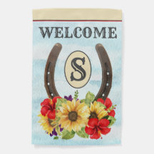 Horseshoe Zonnebloem Zomer Lente Welkom