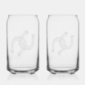 Horseshoes Blikvorm Glas (Achterkant)
