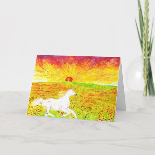 horsesunset kaart (Voorkant)