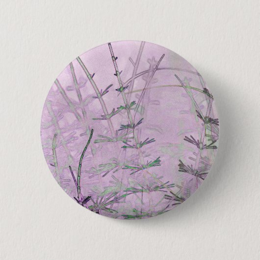 Horsetail Grass/Stems Ronde Button 5,7 Cm (Voorkant)