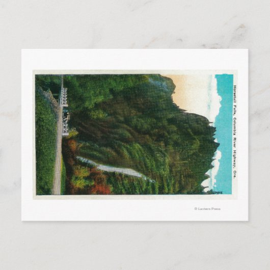 Horsetail-Herfsten in de Columbia River Gorge Briefkaart (Voorkant)