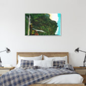 Horsetail-Herfsten in de Columbia River Gorge Canvas Afdruk (Insitu (Slaapkamer))