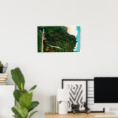 Horsetail-Herfsten in de Columbia River Gorge Poster (Thuiskantoor)
