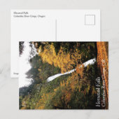 Horsetail-Herfsten, Oregon Briefkaart (Voorkant / Achterkant)