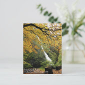 Horsetail-Herfsten, Oregon Briefkaart (Staand voorkant)