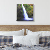 Horsetail-Herfsten, Oregon Canvas Afdruk (Insitu (Slaapkamer))