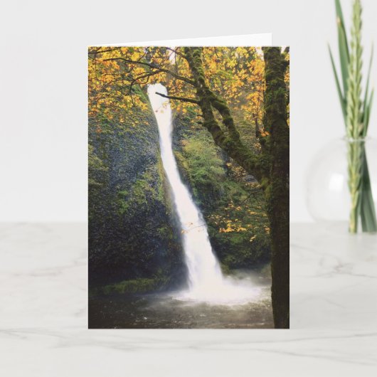 Horsetail-Herfsten, Oregon Kaart (Voorkant)