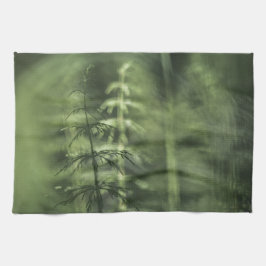 Horsetail Natuur Foto Green Floral Theedoek