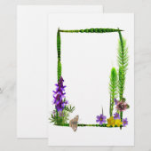 Horsetails, wilde bloemen Buckeye Briefpapier (Voorkant / Achterkant)