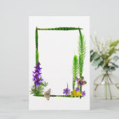 Horsetails, wilde bloemen Buckeye Briefpapier (Staand voorkant)