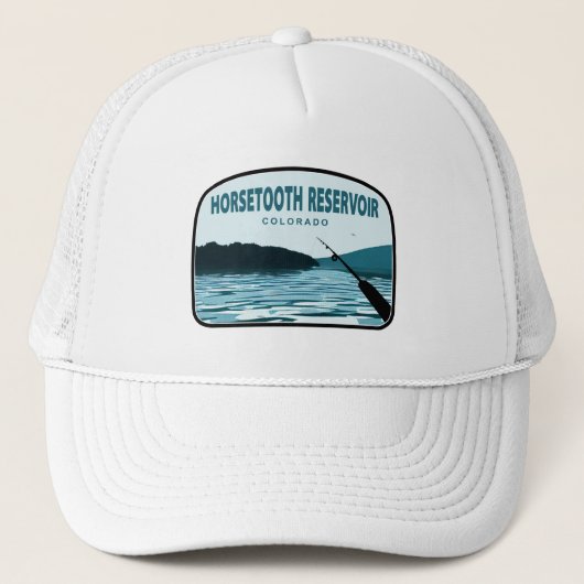 Horsetooth Reservoir Colorado Gevist Rod Trucker Pet (Voorkant)