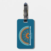 Horsetooth Reservoir Colorado Rainbow Bagagelabel (Achterkant verticaal)