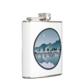 Horsetooth Reservoir Colorado Reflectie Heupfles (Rechts)