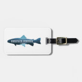 Horsetooth Reservoir Colorado Vis Bagagelabel (Voorkant horizontaal)