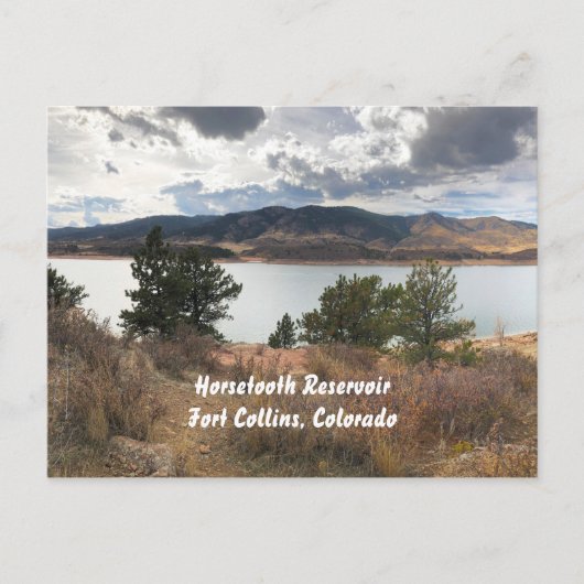Horsetooth Reservoir, Fort Collins, Colorado Briefkaart (Voorkant)