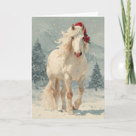  Horsey Christmas Greeting Card  Feestdagen Kaart