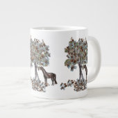 Horsey Eating $ Tree Deze versie heeft meer blader Grote Koffiekop (Voorkant rechts)