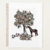 Horsey Eating $ Tree Deze versie heeft meer blader Planner (Voorkant)