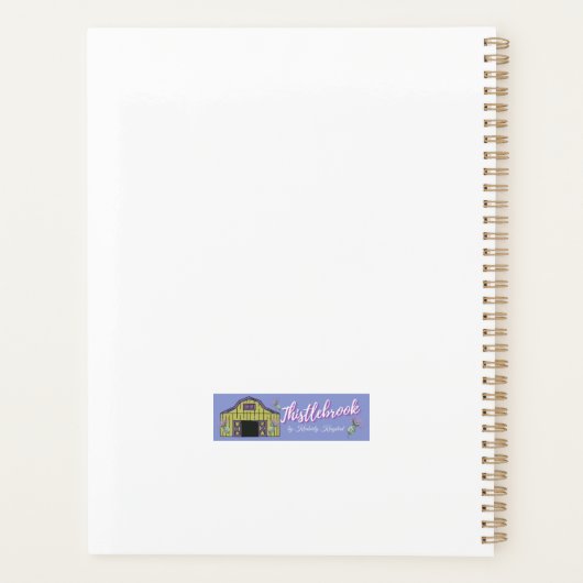 Horsey Eating $ Tree Deze versie heeft meer blader Planner (Achterkant)