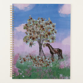 Horsey Eating $ Tree Deze versie heeft meer blader Planner