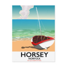 Horsey Norfolk Beach reisposter