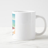 Horsey Norfolk Beach reisposter Grote Koffiekop (Rechts)