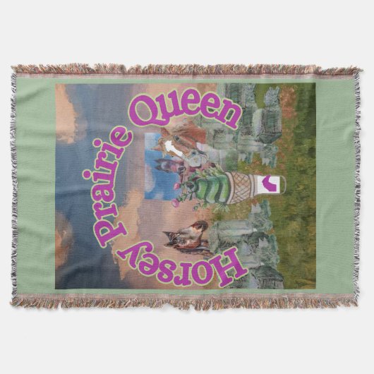 Horsey Prairie Queen Deken (Voorkant)