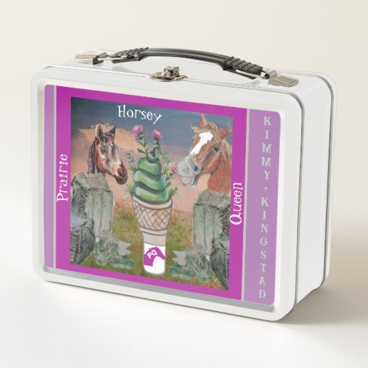 Horsey Prairie Queen, schattige kegel van gras en  (Voorkant)